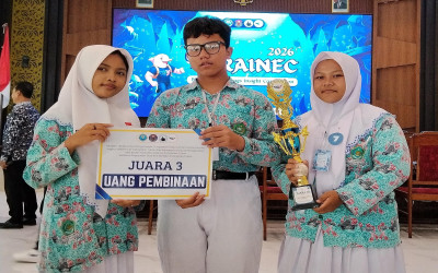 Tim MTs Negeri 2 Tuban Raih Juara 3 BRAINEC 2026, Gaungkan Semangat Pelajar Bersih Narkoba
