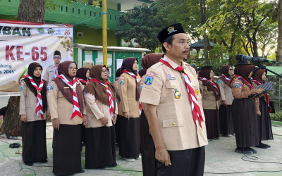 MTsN 2 Tuban Gelar Apel Peringatan Hari Pramuka ke-65