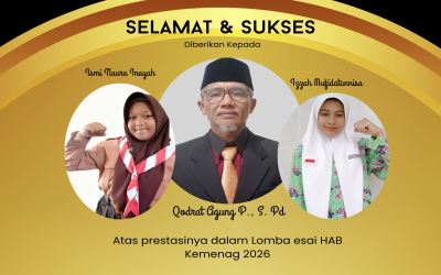 Pendidik dan Peserta Didik MTsN 2 Tuban Raih Prestasi Lomba Esai HAB Kemenag ke-80 Tingkat Kabupaten Tuban