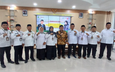 Kepala MTsN 2 Tuban Ikuti Penguatan Kinerja ASN dan Pembangunan Zona Integritas