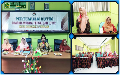 Kegiatan Ta’aruf Ketua DWP MTsN 2 Tuban: Menjalin Silaturahmi dan Komunikasi Harmonis