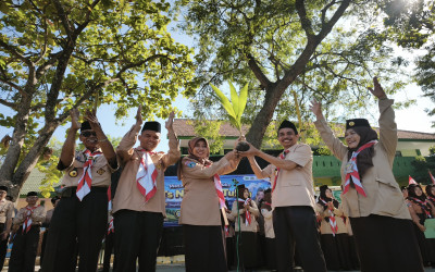 Kepala Kemenag Tuban Resmi Buka Masa Orientasi Pramuka MTsN 2 Tuban 2026