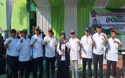 Kepala MTsN 2 Tuban Hadiri Pembukaan Porseni Tingkat MI se-Kabupaten Tuban