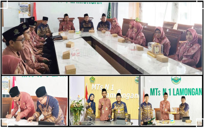 Kepala MTsN 2 Tuban Laksanakan Studi Tiru ke MTsN 1 Babat Lamongan