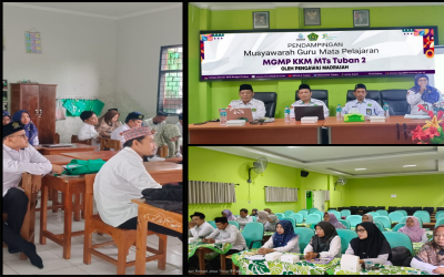 Pengawas Dampingi Penyusunan Soal Ujian Madrasah MGMP KKM MTs Tuban 2