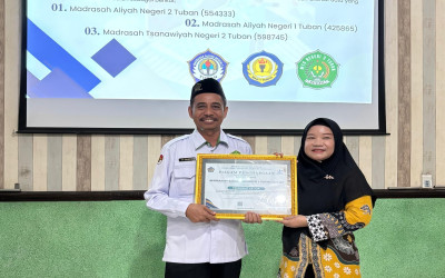 Kepala MTs Negeri 2 Tuban Ikuti Forum Konsultasi Publik KPPN Tuban 2026