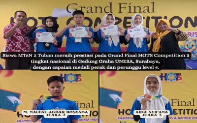 Gemilang di Tingkat Nasional, Siswa MTsN 2 Tuban Borong Medali di Grand Final HOTS Competition 3