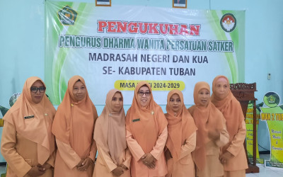 Pengurus DWP MTsN 2 Tuban Gelar Rapat Perdana Usai Pengukuhan Pengurus DWP Kabupaten.