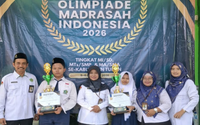 Dua Jawara MTsN 2 Tuban Ikuti Tes Online OMI Tingkat Provinsi 2026