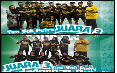 Tim Voli Putra dan Putri MTs Negeri 2 Tuban Raih Juara III Madagascar Cup 6 di MAN 2 Lamongan